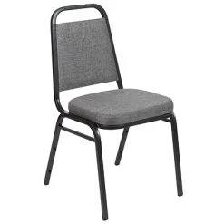 Coupon ???? Stacking & Folding Chairs Flash Furniture Fabric Banquet Folding Chair, Gray Fabric/Silver Vein Frame (FDBHF1SVBCG) ✔️