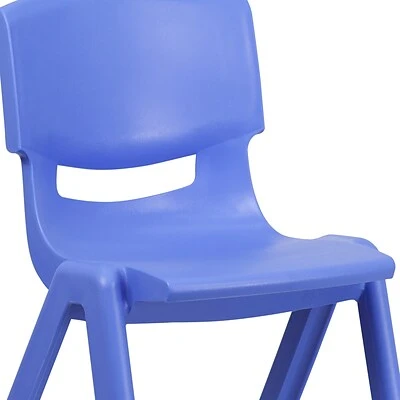 Discount ✨ Stacking & Folding Chairs Flash Furniture Plastic Student Stacking Chair, Blue, 4-Pieces (4YUYCX4005BLUE) ⌛ 11 Discount ✨ Stacking & Folding Chairs Flash Furniture Plastic Student Stacking Chair, Blue, 4-Pieces (4YUYCX4005BLUE) ⌛ - Image 9