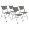 Hot Sale ???? National Public Seating Folding Chairs NPS 600 Series Heavy Duty Plastic Folding Chair, Charcoal Slate, 4 Pack (620/4) ???? -Advantage Shop sp160038396 s7