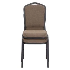 Cheapest ✔️ Stacking Chairs National Public Seating 9300 Series Deluxe Fabric Upholstered Stack Chair, Natural Taupe/Black Sandtex, 2 Pack (9378-BT/2) ????