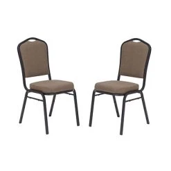 Cheapest ✔️ Stacking Chairs National Public Seating 9300 Series Deluxe Fabric Upholstered Stack Chair, Natural Taupe/Black Sandtex, 2 Pack (9378-BT/2) ???? -Advantage Shop sp160038423 s7