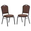 Best reviews of ???? National Public Seating Stacking Chairs NPS 9300 Series Deluxe Fabric Upholstered Stack Chair, Natural Chocolate/Black Sandtex, 2 Pack (9361-BT/2) ???? -Advantage Shop sp160038527 s7