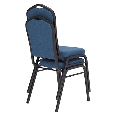 Coupon ❤️ National Public Seating Stacking Chairs NPS 9300 Series Deluxe Fabric Upholstered Stack Chair, Natural Blue/Black Sandtex, 2 Pack (9374-BT/2) ???? 5 Coupon ❤️ National Public Seating Stacking Chairs NPS 9300 Series Deluxe Fabric Upholstered Stack Chair, Natural Blue/Black Sandtex, 2 Pack (9374-BT/2) ???? - Image 3
