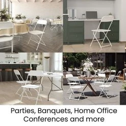 Outlet ???? Stacking & Folding Chairs Flash Furniture Hercules™ Plastic Big And Tall Commercial Folding Chair, White, 4/Pack (4LEL3WWH) ❤️ 16 Outlet ???? Stacking & Folding Chairs Flash Furniture Hercules™ Plastic Big And Tall Commercial Folding Chair, White, 4/Pack (4LEL3WWH) ❤️ -Advantage Shop sp181497500 s7