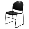 Flash Sale ???? National Public Seating Stacking Chairs NPS Commercialine 850 Series Ultra Compact Stack Chair, Black, 4 Pack (850-CL/4) ???? -Advantage Shop sp22670962 s7