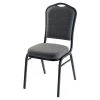 Buy ???? National Public Seating Stacking Chairs NPS 9300 Series Deluxe Fabric Upholstered Stack Chair, Natural Graystone/Black Sandtex (9362-BT) ✨ 1 Buy ???? National Public Seating Stacking Chairs NPS 9300 Series Deluxe Fabric Upholstered Stack Chair, Natural Graystone/Black Sandtex (9362-BT) ✨ -Advantage Shop sp26329385 s7