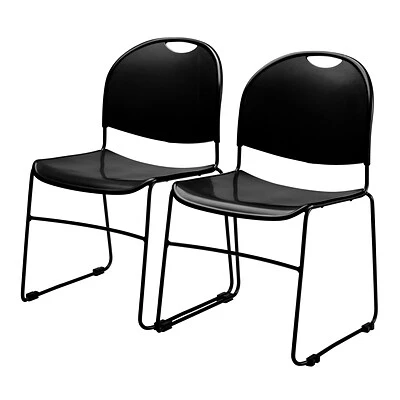 Discount ???? National Public Seating Stacking Chairs NPS Commercialine 850 Series Ultra Compact Stack Chair, Black (850-CL) ???? 4 Discount ???? National Public Seating Stacking Chairs NPS Commercialine 850 Series Ultra Compact Stack Chair, Black (850-CL) ???? - Image 2