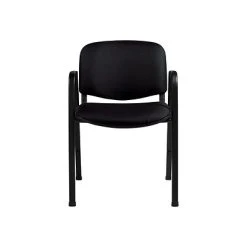 Brand new ???? Global Stacking Chairs Offices To Go Fabric Office Chair, Patterned Black, 2/Pack (OTG11703) ????