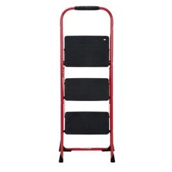 New ???? Folding Chairs Cosco Three Step Big Step Folding Step Stool With Rubber Hand Grip (11408FST1E) ✔️ -Advantage Shop sp4463807 s7