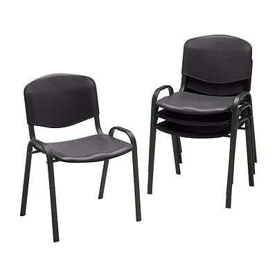 Best Sale ⭐ Banquet Chairs Safco Polypropylene Banquet/Reception Chairs, Black, 4/Pack (4185BLK) ⌛ 4 Best Sale ⭐ Banquet Chairs Safco Polypropylene Banquet/Reception Chairs, Black, 4/Pack (4185BLK) ⌛ - Image 2