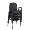 Deals ❤️ Stacking Chairs Regency Ace Vinyl Stack Chair, Black, 4/Pack (2125LBK4PK) ❤️ -Advantage Shop sp4547916 s7