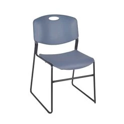 Discount ???? Stacking Chairs Regency Zeng Stack Chair (4 Pack)- Blue (4400BE4PK) ????