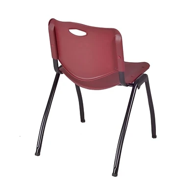 Budget ???? Stacking Chairs Regency 'M' Stack Chair (40 Pack)- Burgundy ???? 4 Budget ???? Stacking Chairs Regency 'M' Stack Chair (40 Pack)- Burgundy ???? - Image 2