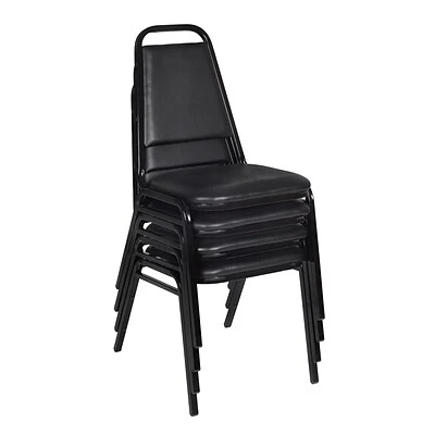 Promo ❤️ Stacking Chairs Regency Vinyl Restaurant Stack Chair, Black 4/Pack (8029BK4PK) ???? 3 Promo ❤️ Stacking Chairs Regency Vinyl Restaurant Stack Chair, Black 4/Pack (8029BK4PK) ????