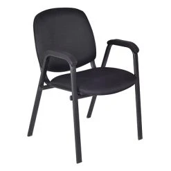 Cheapest ???? Stacking Chairs Regency Ace Fabric Stack Chair, Midnight Black 4/Pack (2125BK4PK) ????