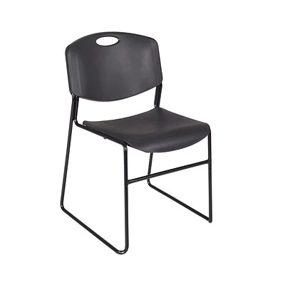 New ✔️ Stacking Chairs Regency Zeng Stack Chair (8 Pack)- Black ???? 3 New ✔️ Stacking Chairs Regency Zeng Stack Chair (8 Pack)- Black ????