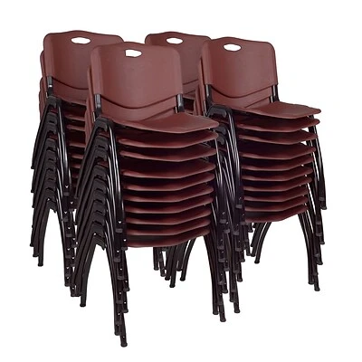 Budget ???? Stacking Chairs Regency 'M' Stack Chair (40 Pack)- Burgundy ???? 3 Budget ???? Stacking Chairs Regency 'M' Stack Chair (40 Pack)- Burgundy ????