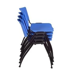 Best Sale ???? Stacking Chairs Regency 'M' Stack Chair (4 Pack)- Blue (4700BE4PK) ???? -Advantage Shop sp4547984 s7