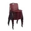 Brand new ???? Stacking Chairs Regency 'M' Stack Chair (8 Pack)- Burgundy ???? -Advantage Shop sp4547986 s7