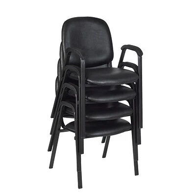 Best Pirce ???? Stacking Chairs Regency Ace Vinyl Stack Chair, Black (2125LBK) ???? 6 Best Pirce ???? Stacking Chairs Regency Ace Vinyl Stack Chair, Black (2125LBK) ???? - Image 4