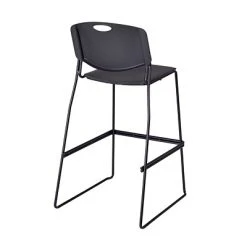 Best Sale ???? Stacking Chairs Regency Zeng Metal Stack Stool, Black (4495BK) ???? -Advantage Shop sp56712889 s7