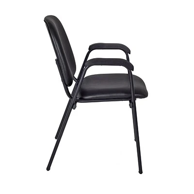 Best Pirce ???? Stacking Chairs Regency Ace Vinyl Stack Chair, Black (2125LBK) ???? 4 Best Pirce ???? Stacking Chairs Regency Ace Vinyl Stack Chair, Black (2125LBK) ???? - Image 2