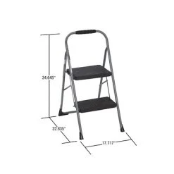 Hot Sale ???? Folding Chairs Cosco Two Step Big Step Folding Step Stool With Rubber Hand Grip (11308SWB1E) ???? -Advantage Shop sp60785692 s7