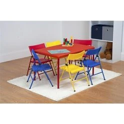 Advantage Shop 12 Promo ???? Cosco Safety First 7 Piece Children’s Juvenile Set With Folding Chairs And Table (37372RED1E) ????