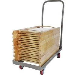 Deals ???? Folding Chairs Advantage Dining Height Folding Chair Cart (DHCD-80) ????