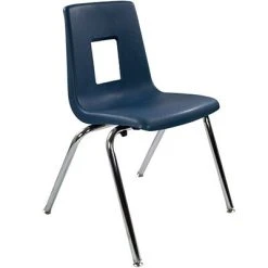 Wholesale ???? Stacking Chairs Advantage Navy Student Stack School Chair - 18" (ADVSSC18NAVY25) ????
