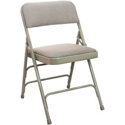 Advantage Shop 18 Best deal ???? Folding Chairs Advantage Beige Padded Metal Folding Chair, Beige 1" Fabric Seat 80 Pack (DPI903F-BB) ????