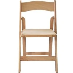 Best Sale ❤️ Folding Chairs Advantage Natural Wood Folding Wedding Chairs 40 Pack (WFC-NWF-40) ???? -Advantage Shop sp7504974 s7 1