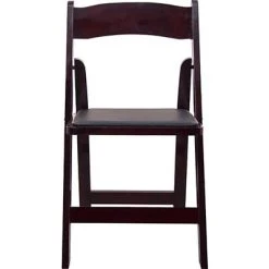 Top 10 ???? Folding Chairs Advantage Mahogany Wood Folding Wedding Chairs 40 Pack (WFC-M-40) ???? -Advantage Shop sp7504978 s7