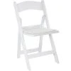 Deals ???? Folding Chairs Advantage White Resin Folding Wedding Chairs 4 Pack (RFWCA-100-4) ???? -Advantage Shop sp7504988 s7 1