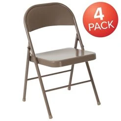 Best deal ???? Folding Chairs Flash Furniture HERCULES Series Metal Folding Chair, 4/Pk (4BDF002BGE) ⌛ -Advantage Shop sp86237336 s7