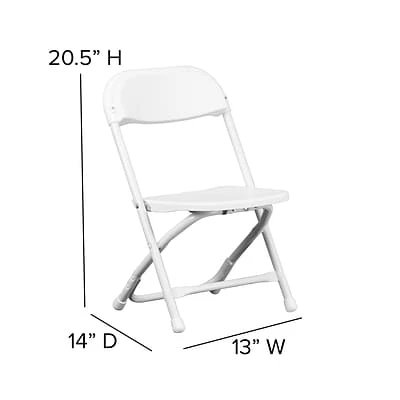 Budget ✔️ Folding Chairs Flash Furniture Kids Plastic Armless Folding Chair, White, 10/Pack (10YKIDWH) ???? 8 Budget ✔️ Folding Chairs Flash Furniture Kids Plastic Armless Folding Chair, White, 10/Pack (10YKIDWH) ???? - Image 6