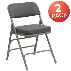 Wholesale ✨ Folding & Stacking Chairs Flash Furniture HERCULES Series Fabric Folding Chair, Gray, 2/Pack (2HAMC320AFGRY) ???? -Advantage Shop sp89555754 s7