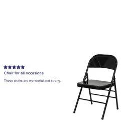Hot Sale ✨ Folding Chairs Flash Furniture HERCULES Series Metal Folding Chair, 4/Pk (4BDF002BK) ✔️ 15 Hot Sale ✨ Folding Chairs Flash Furniture HERCULES Series Metal Folding Chair, 4/Pk (4BDF002BK) ✔️ -Advantage Shop sp89555821 s7