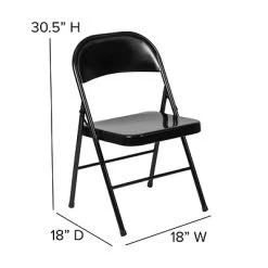Hot Sale ✨ Folding Chairs Flash Furniture HERCULES Series Metal Folding Chair, 4/Pk (4BDF002BK) ✔️ 17 Hot Sale ✨ Folding Chairs Flash Furniture HERCULES Series Metal Folding Chair, 4/Pk (4BDF002BK) ✔️ -Advantage Shop sp89555822 s7