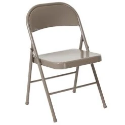 Outlet ???? Folding Chairs Flash Furniture HERCULES Series Metal Folding Chair (BDF002GY) ????