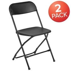 Discount ???? Folding & Stacking Chairs Flash Furniture HERCULES Series Plastic Banquet/Reception Chair, Black, 2/Pack (2LEL3BLACK) ???? -Advantage Shop sp89555848 s7