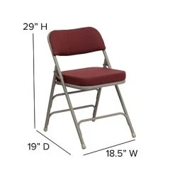 Coupon ???? Folding & Stacking Chairs Flash Furniture HERCULES Series Fabric Folding Chair, Burgundy, 2/Pack (2HAMC320AFBY) ❤️ -Advantage Shop sp89555964 s7